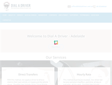 Tablet Screenshot of dialadriver.net.au